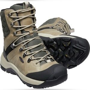 NIB - Keen Women's Revel IV High Polar WP Boot - Vetiver / Peachy Keen - Size 10